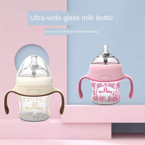

maternal and infant products infant high borosilicate glass constant temperature storage oem milk bottle milk bottle