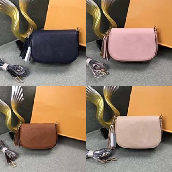 

fashion lady shoulder bag imitation leather new female handbag capacity literary daily bag brown work#715