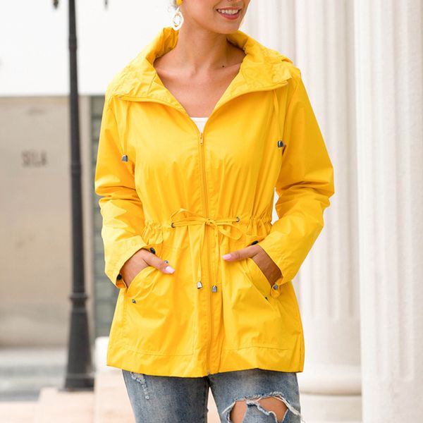 

2020 women jacket coat waterproof transition jacket outdoor hiking clothes lightweight raincoat coat women's raincoat, Black;brown