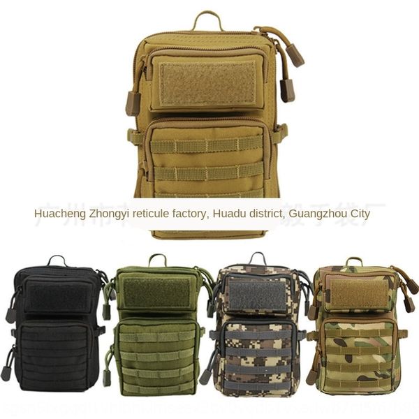 

outdoor mini 3p multi-functional tactical camouflage casual small phone pouch mobile phone bag small change casual bag