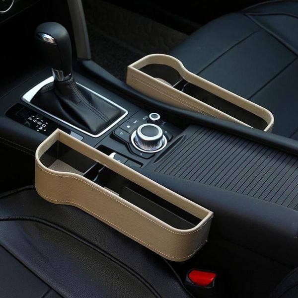

universal auto car seat gap slit pocket catcher organizer crevice storage box phone bottle cups holder auto car accessories