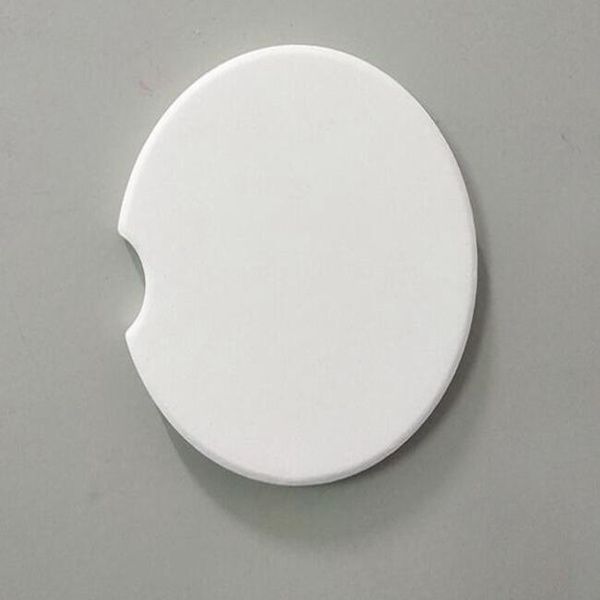 

100pcs blank car ceramics coasters 6.6*6.6cm coaster