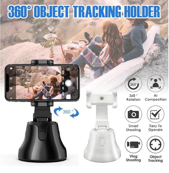 

intelligent gimbal stabilizer for smartphone with 360° rotates auto face & object tracking vlog shooting smartphone mount holder tripod self