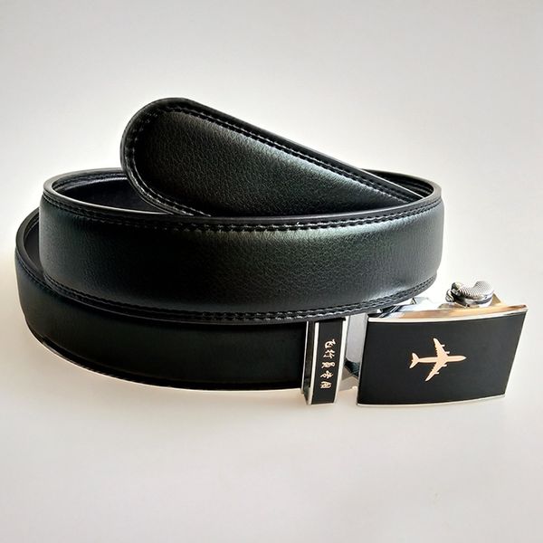 

new arrival black cowskin pilot belt fashion brand men's leather belts captain uniform outwear accessories, Black;brown