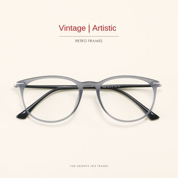 

8sgzq round tungsten carbon plastic steel frame men's and women's ultra light comfortable semicircular optical glasses frame 7028, Silver