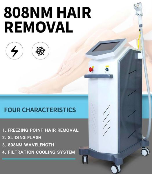 

popular hair removal machine 808nm 810nm skin rejuvenation laser diode physical therapy with diode ice cooling sapphire cooling system, Black
