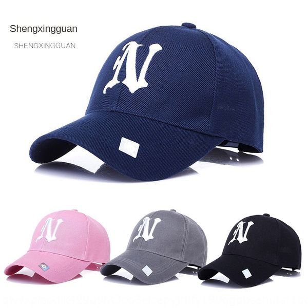 

7qstu female all-match letter embroidery curved brim pure cotton sun hat baseball cap embroidered baseball cap fashion simple couple sun ha, Blue;gray