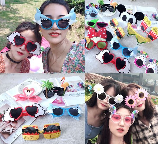 

em168 sunflower p funny funny picnic personality internet celebrity sand sculpture sunglasses female ins party cute sunglasses sunglasse