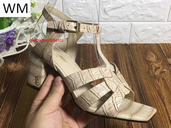 

new apricot real leather square high heels single shoes women high heels sandals slippers mules slides pumps shoes sneakers dress, Black;green