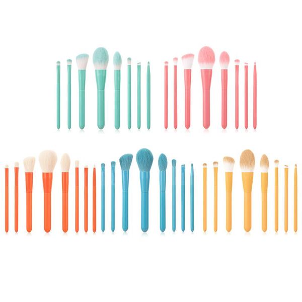 

makeup brushes 7/8pcs/set professional beginner set eye shadow lips sculpting brush nylon wool tools