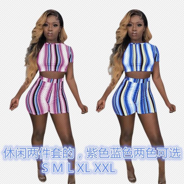 

h8874 new selling striped printing casual european and american womens two-piece one-piece hair, White;black
