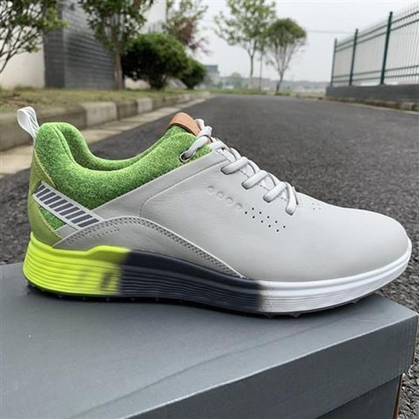 

professional genuine leather men golf shoes brand golf training sport shoes