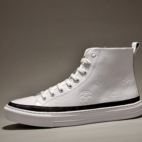 

fashion classic stellar sneaker boot mens shoes outdoor walking sports footwears high lace -up luxury men boots scarpe sportive da uomo, Black