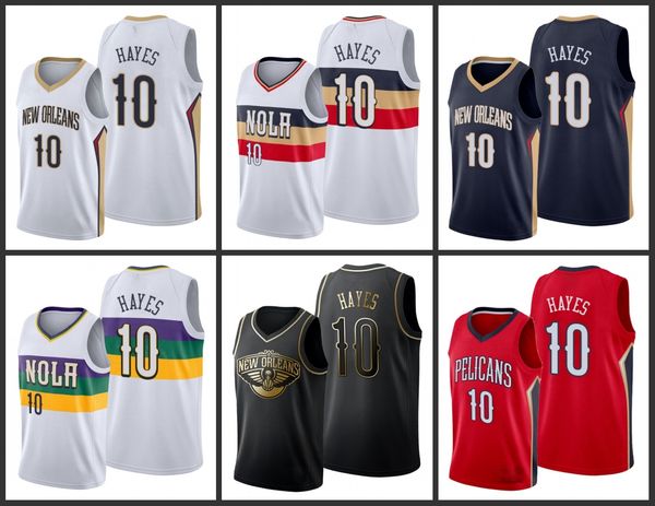 

new orleans pelicans jaxson hayes men city basketball jersey, Black
