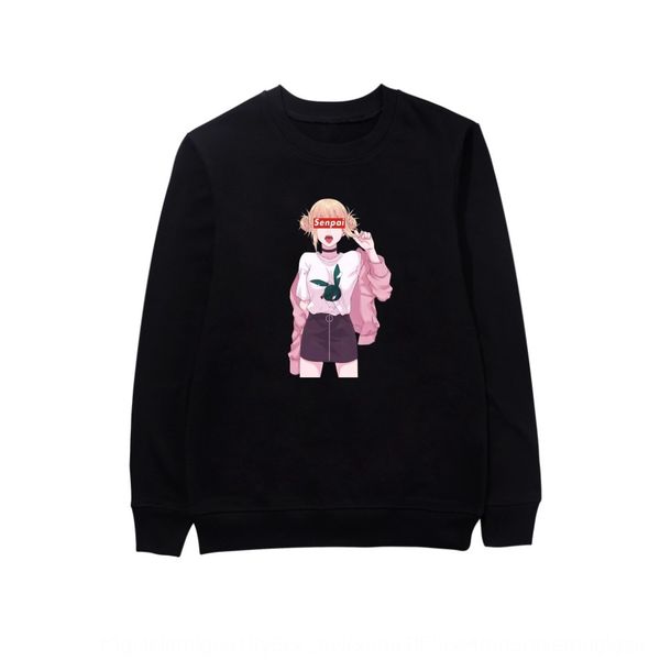 

nbmbc 2019 new senpai selling trendy and wo round neck loose casual 2019 new senpai selling trendy men's and sweater sweaterwomen, Black
