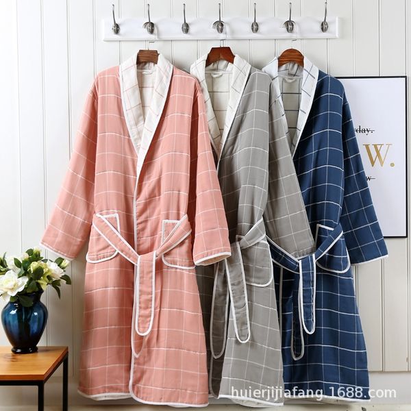 

cotton l gauze cotton bathrobe l gauze bathrobe