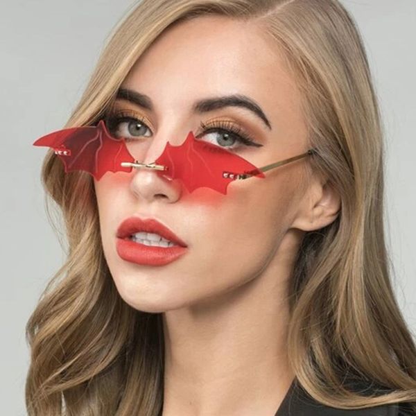 

2020 vintage brands women sunglasses anti-reflective mirror men sun glasses classic design rimless metal glasses men uv400, White;black
