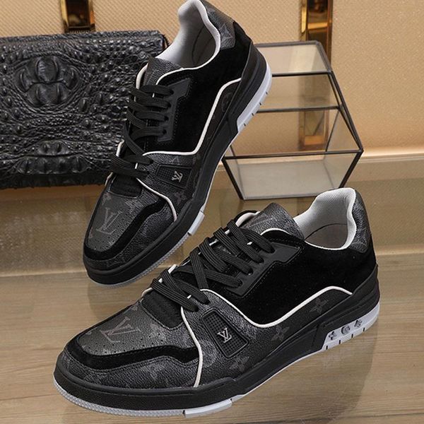 

2020 new listing mens casual shoes personalized wild men casual sports shoes,printed pattern breathable casual mens shoes size 38-45 00068, Black