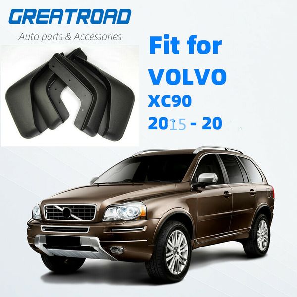 

4pcs car mudguards fender mud flaps splash guard for for volvo xc90 2015- 2020