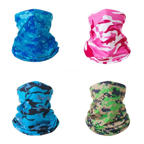 

half face outdoor sport camouflage flag masks for men women magic scarf designer headband sports washable breathable prot #125#932, Black