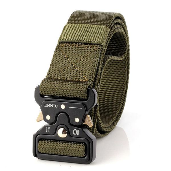 

equipment army belt men tactical designer canvas belts for jeans pants casual elastic nylon black long waist belt, Black;brown