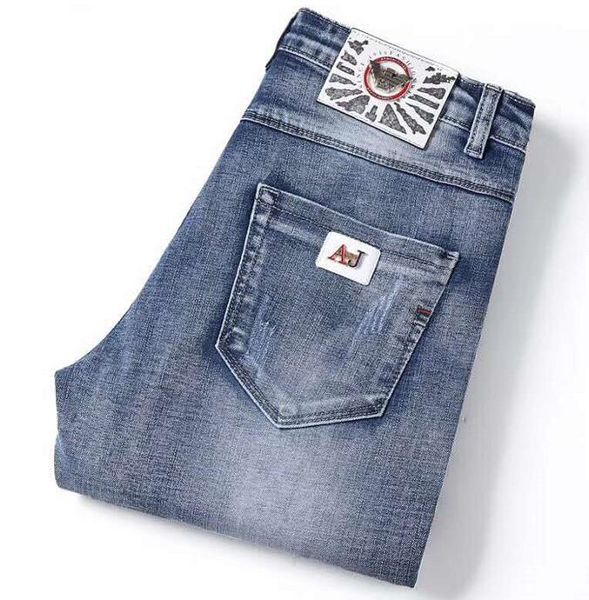

Famous Men Jeans Hole Zipper High Quality Men Jeans Casual Men Pants Light Blue Casual Hip Hop mens designer sweatpant