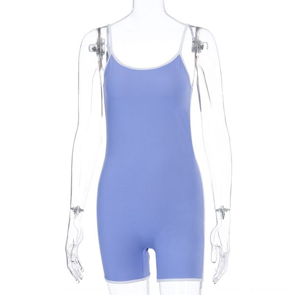 

rcu8o women's new 2020 summer popular u-collar suspender backless jumpsuit women's new 2020 summer popular u-collar suspender back, Black;white