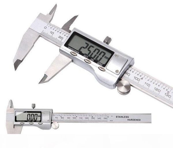 

металл 6 дюймов 150 мм из нержавеющей стали электронный цифровой штангенциркуль микрометр