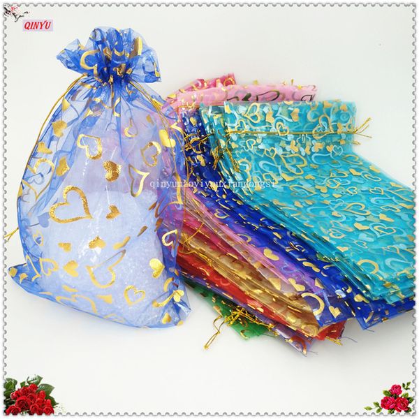 

jewelry pouches organza packaging bag 50pcs/lot 20x30 cm large pouches gift jewelry packing wedding gift bags 5zsh328