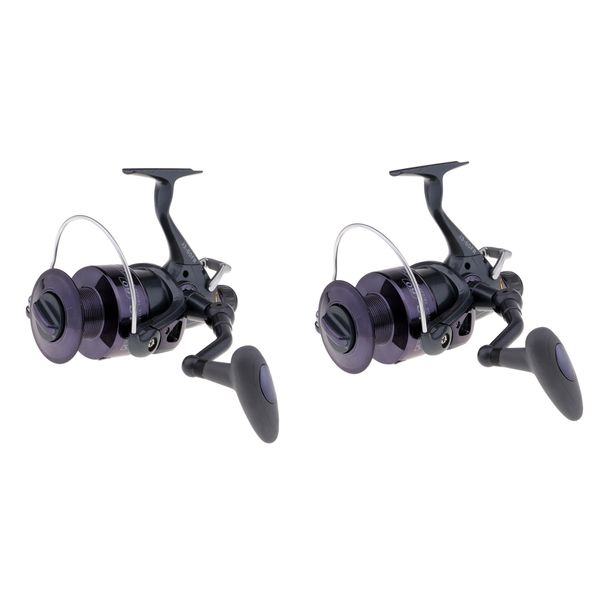 

2pcs 60fr baitfeeder spinning reel рыбалка вид спереди вид сзади drag spool 12 43