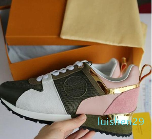 

designer shoes 2019 new luxury leather casual shoes women designer sneakers men shoes genuine leather fashion mixed color llll29, Black