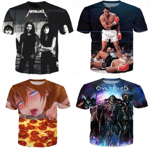

kaii nanatsu no taizai 3d t sirt men women summer fasion arajuku anime t sirt 3d print nanatsu no taizai t-sirts tees 113, White;black