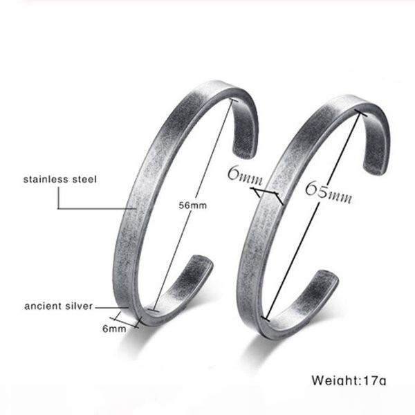 

no fade titanium stainless steel women cuff bracelets & bangles brand designer bangle fashion open metal jewelry, Black