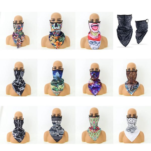 

3d outdoor bandana dust-proof mouth protect scarf magic neck gaiters bandana hiking scarves, Black
