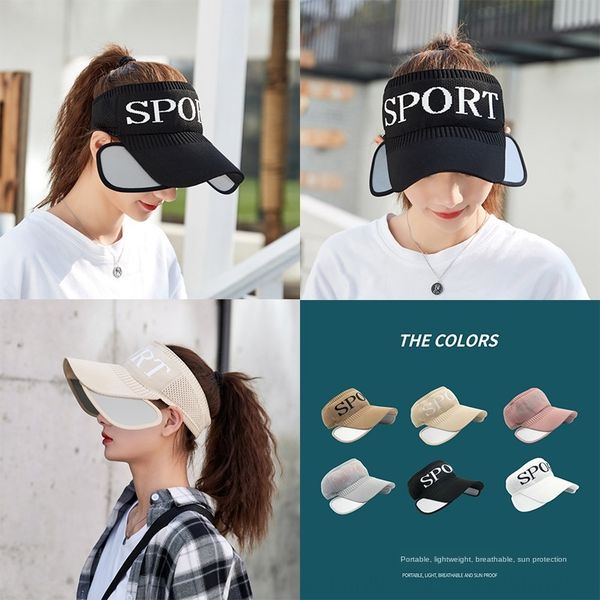 

fgwly sunscreen female summer sunshade retractable pull plate empty outdoor travel sunshade sun hat sun hat all-match anti-ultraviolet plast, Blue;gray