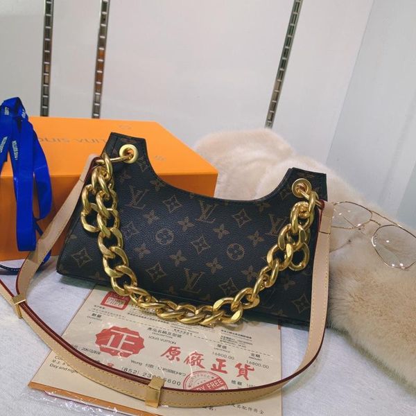 

new arrival women leather shoulder bags vintage classic style chain messenger hand bag womens crossbody bags with origin box