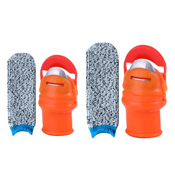 

2pcs garden silicone thumb harvesting plant with anti-cut finger cover