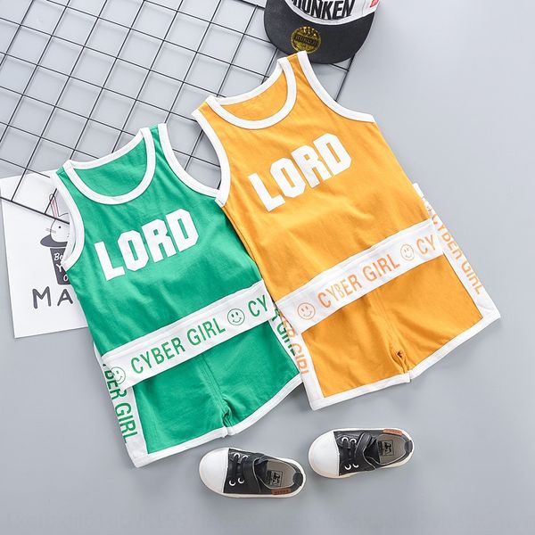 

oxv7o children's boys' summer clothes fashionable clothes babies' summer shorts two-piece suit babies' western suits for