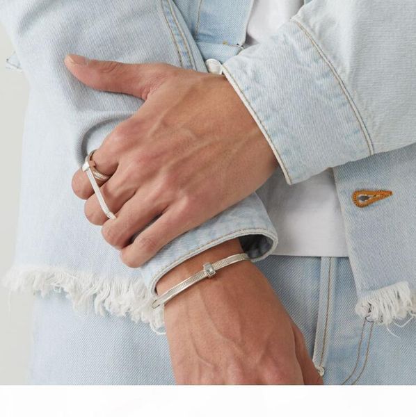 

f ambush hip hop yilai simple personality 925 sterling silver ring niche fashion adjustable ring