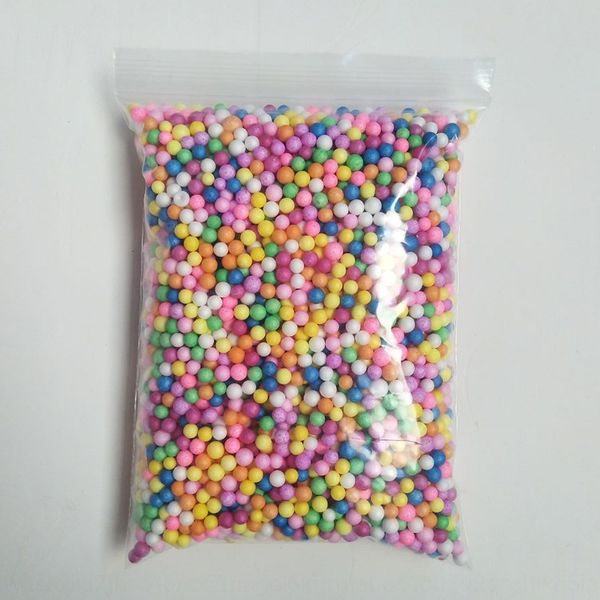 

etlqn diydiy filler macaron ball slime manual material color foam diydiy particle filler macaron color foam ball slime particle manual mate, Silver