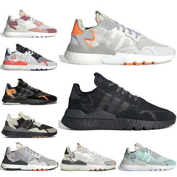 

designer sneakers nite jogger 3m reflective running shoes men women triple black white breathable mens trainer fashion sports runner