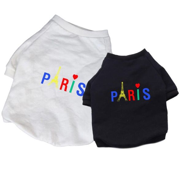 

trendy elastic pet shirts spring fall soft touch bulldog hoodies outdoor personality design teddy tee apparel