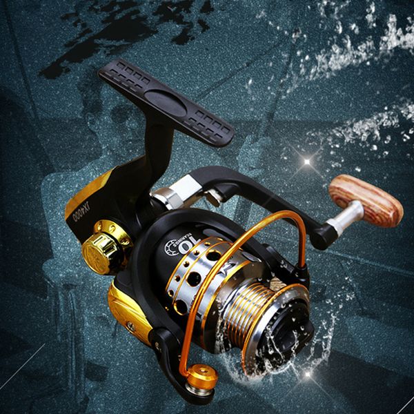 

saltwater мультипликаторы рыболовная катушка jx1000-7000 серии 10bb spinning reel рыбалка 5,5: 1 макс drag 9kg карп рыбалка spinning reel