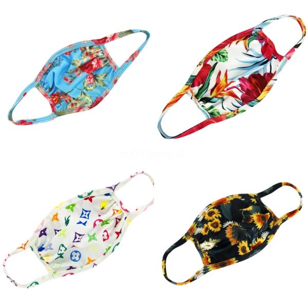 

cild disposable cartoon boys girls non-woven mout mask anti pollution breatable print fa masks for adult#829, Black