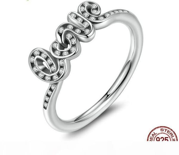 

в акции серебро 925 sterling винтажные кольца ювелирные изделия национальный стиль алмазный любовное письмо для женского или мужского пола, Golden;silver