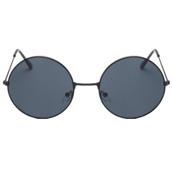 

2020 round lens spectacle sunglasses for women men female sunrods occulos of male soil fashion colorful design sun glasses, White;black