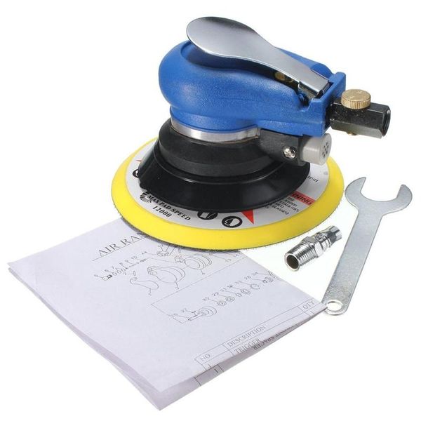 

6 inch 10000rpm round air p alm orbital sander random polisher grinding