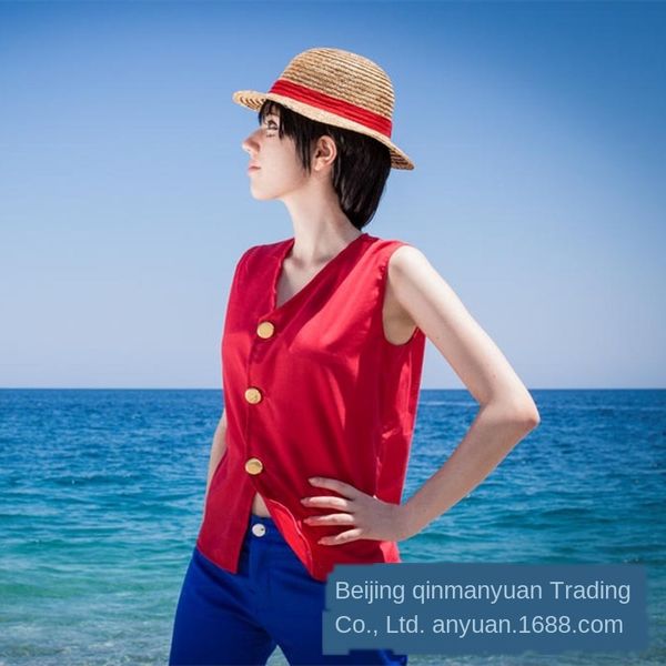 

clothing one piece of one piece of cospay costume, Black;red