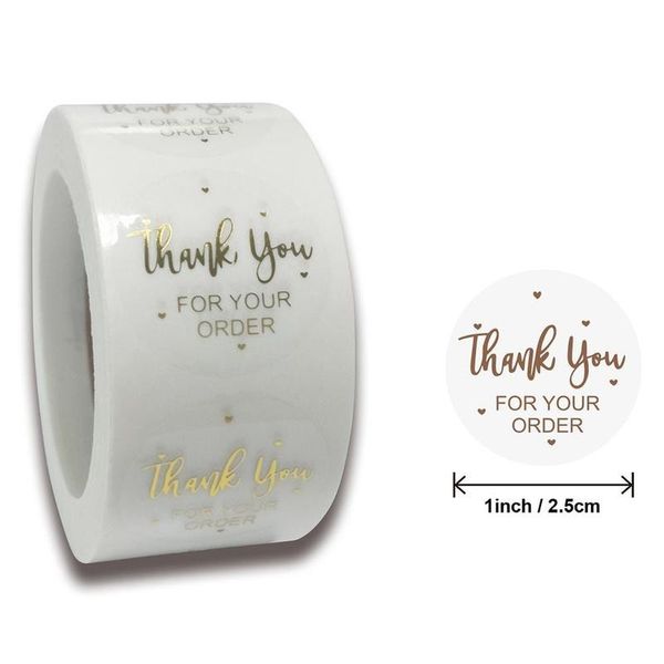 

thank you stickers seal labels scrapbook handmade sticker circle stationery hand made deco for envelope gift 500pcs roll