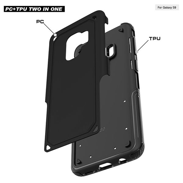 

new style phone back cover hard palstic mobile phone case original matte touch protective cover case for samsung galaxy s9 ing